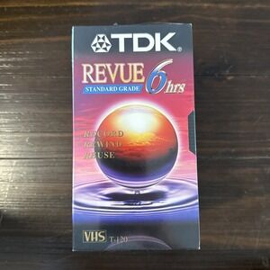TDK VHS Tapes Revue Premium Quality 4 Pack NEW / SEALED 6 Hours Each NOS
